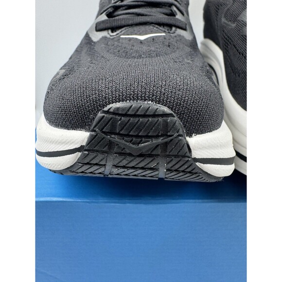 Hoka One One Clifton 9D Sneakers Running, Walking Black Mesh 1162030 BWHT - Picture 4 of 16